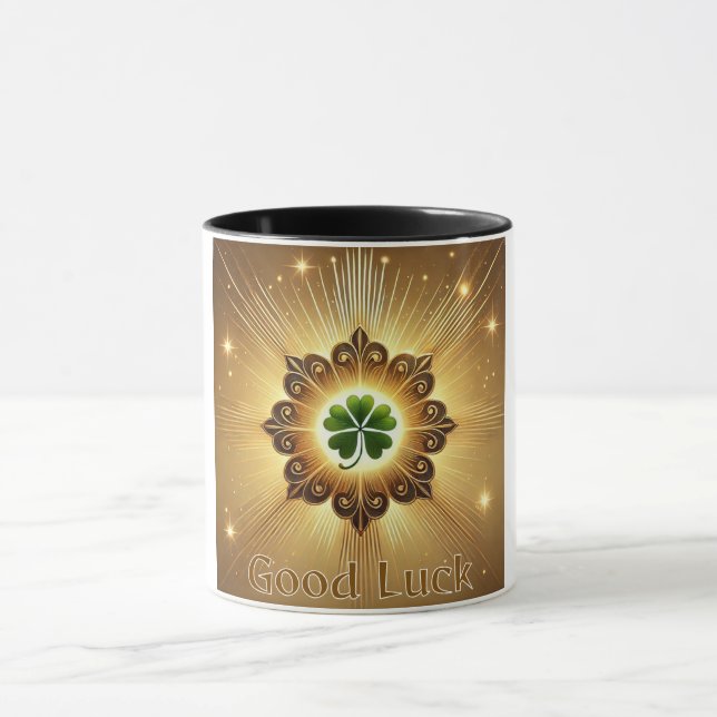 Sunburst of Good Luck Mug (Center)