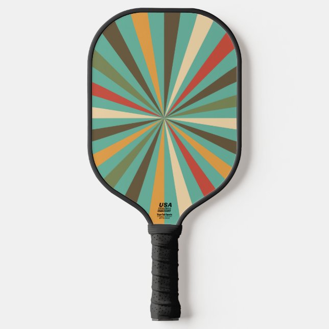 Sunburst Pickleball Paddle Template (Front)