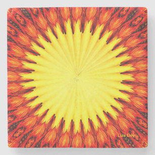 Sunburst Stone Coaster