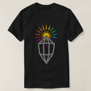 suncatcher prism geometric crystal T-Shirt