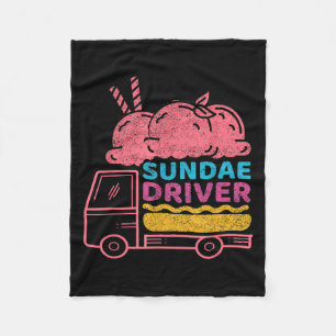 Sundae Driver Weed Strain Fleece Blanket