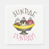 SUNDAE FUNDAY Banana Split Ice Cream Social