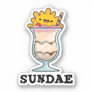 Sundae Funny Sunday Ice Cream Pun 