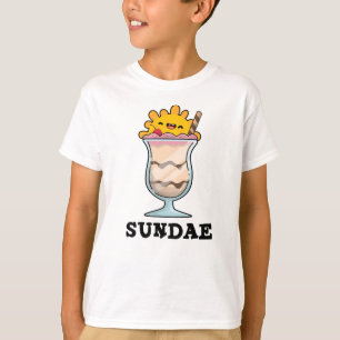 Sundae Funny Sunday Ice Cream Pun  T-Shirt