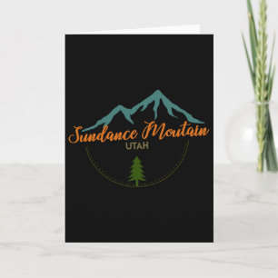 Sundance Mountain Utah Adventure Skiing Snowboard  Card