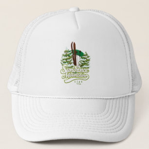 Sundance Mountain Utah Ski logo Trucker Hat