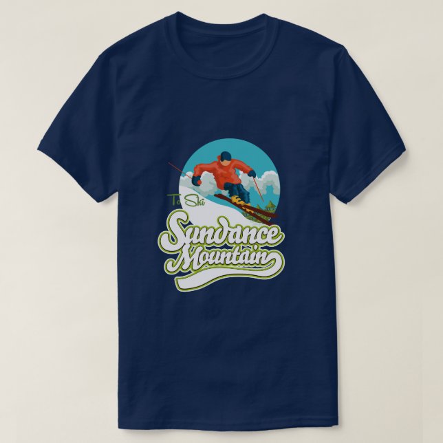 Sundance Mountains ski logo T-Shirt (Design Front)