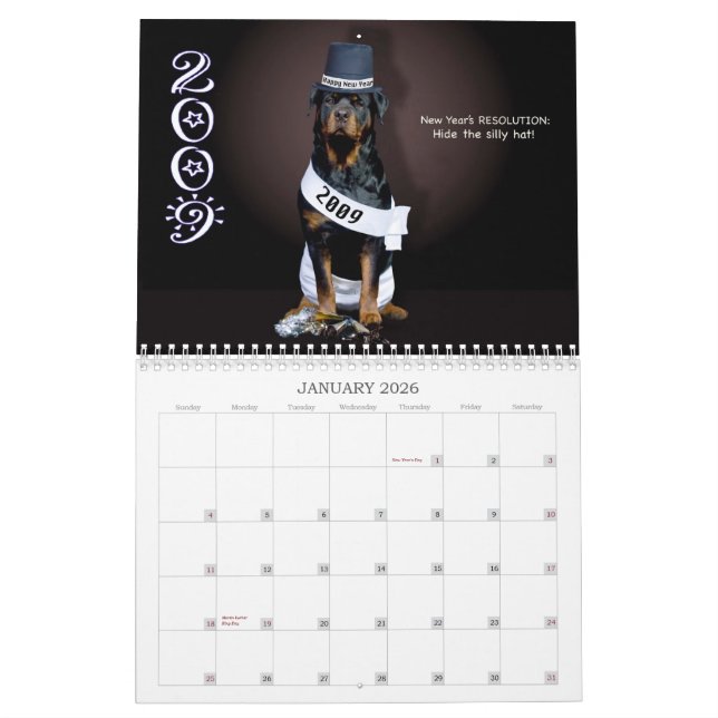 Sundance:  Up close and personal Calendar (Jan 2026)