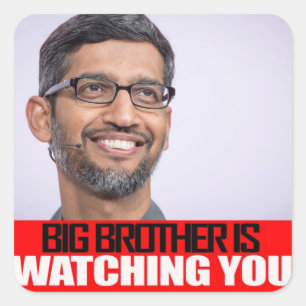 Sundar Pichai 1984 Square Sticker