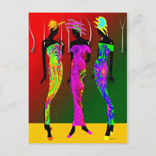 Sunday Afrocentric Church  Postcard