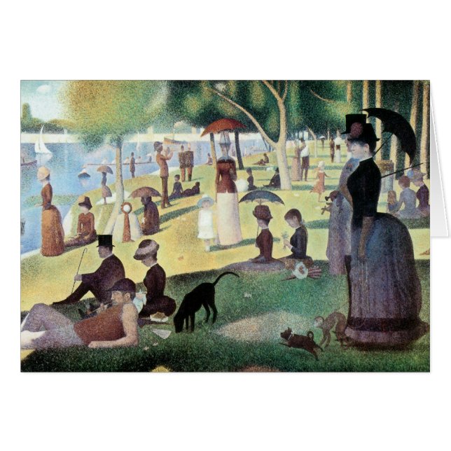 Sunday Afternoon, Island La Grande Jatte by Seurat (Front Horizontal)