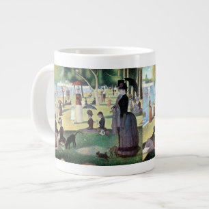 Sunday Afternoon, Island La Grande Jatte by Seurat Large Coffee Mug