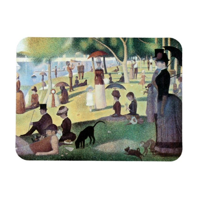 Sunday Afternoon, Island La Grande Jatte by Seurat Magnet (Horizontal)