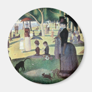 Sunday Afternoon, Island La Grande Jatte by Seurat Magnet