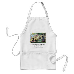 Sunday Afternoon, Island La Grande Jatte by Seurat Standard Apron