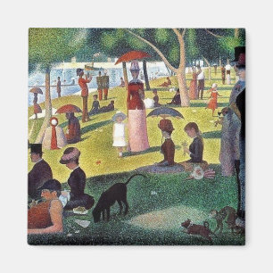 Sunday Afternoon La Grande Jatte - Georges Seuratt Magnet