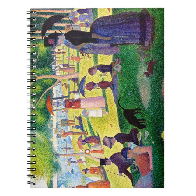 Sunday Afternoon On The Island Of La Grande Jatte Notebook (Front)