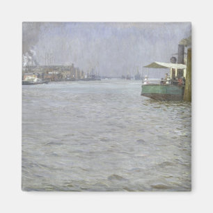 Sunday Atmosphere on the Elbe Magnet