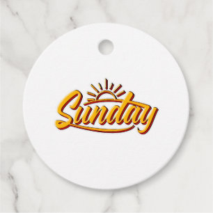SUNDAY BEST SUMMER FAVOUR TAGS