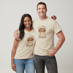 Sunday Breakfast Brunch Streusel Crumb Muffin T-Shirt