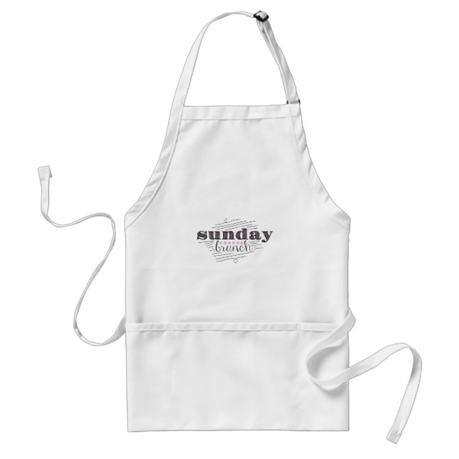 Sunday Brunch Standard Apron (Front)
