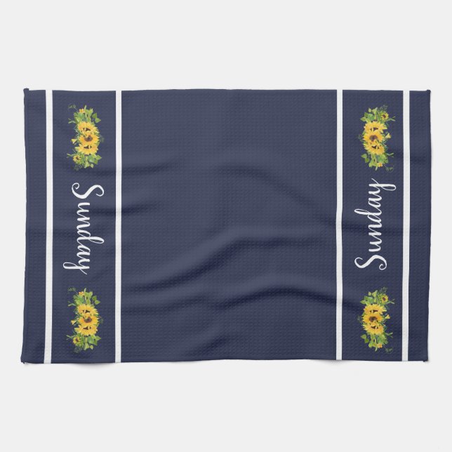 Sunday Day of the Week Kitchen Towel (Horizontal)