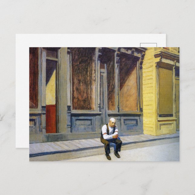 Sunday | Edward Hopper | Postcard (Front/Back)