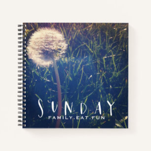 Sunday Family Eat Fun Notebook