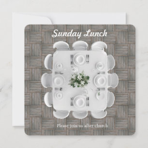 Sunday Fellowship Lunch Invitation