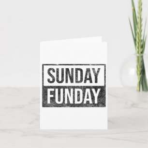 Sunday Funday Brunch Footbyll Sports Bbq Church  Card
