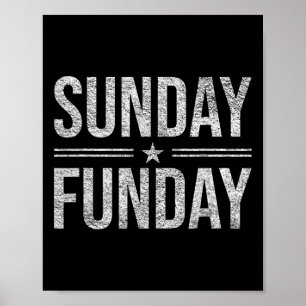 Sunday Funday Brunch Footll Sports Bbq Church 1  Poster