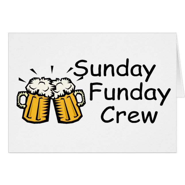 Sunday Funday Crew (Beer) (Front Horizontal)