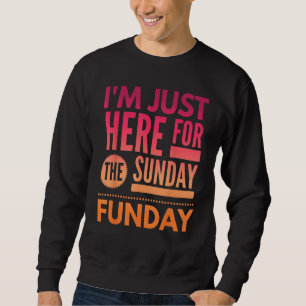 Sunday Funday Football Sports Funny Football_3 Sweatshirt