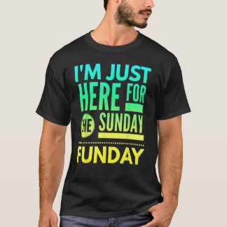 Sunday Funday Football Sports Funny Football_6 T-Shirt