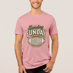 Sunday Funday Football Vintage Shirt Design_1