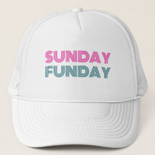 Sunday Funday Personalize Trucker Hat