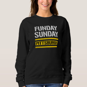 Sunday Funday Pittsburgh Fun Classic Vintage Style Sweatshirt