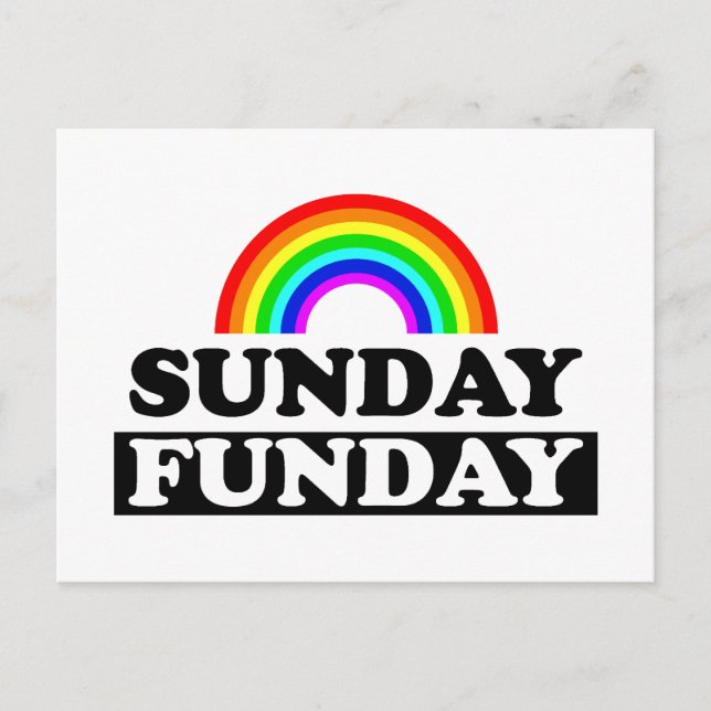 Sunday Funday Postcard (Front)