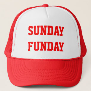SUNDAY FUNDAY TRUCKER HAT