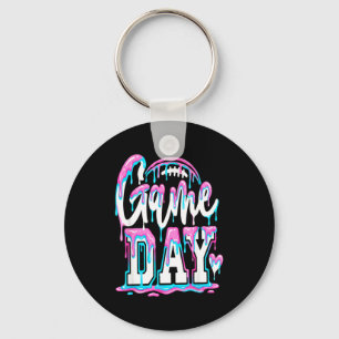 Sunday Game Day American Football Funday Fans Seas Key Ring