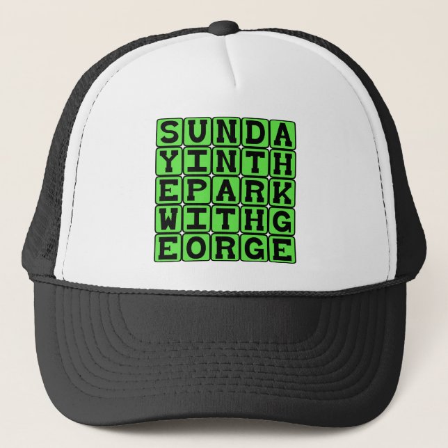 Sunday In The Park With George Trucker Hat (Front)