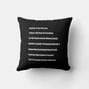 Sunday Is My Sun Day Cushion