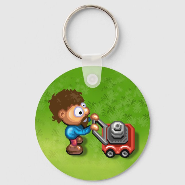 Sunday Lawn Keychain (Front)