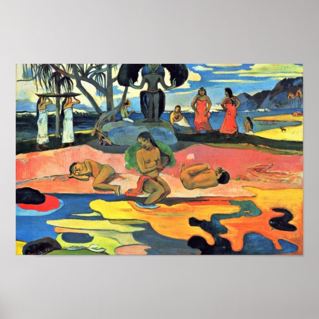 Sunday (Mahana No Atua) By Gauguin Paul Poster (Front)