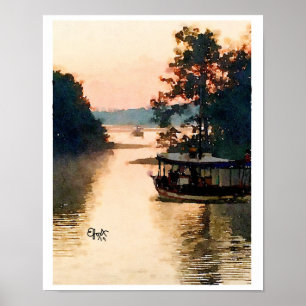 Sunday Morning Blues Poster