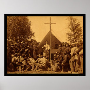Sunday Morning Catholic Mass 1861 Poster