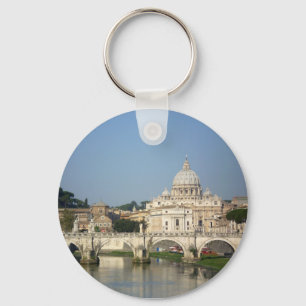 Sunday Morning in Rome Key Ring