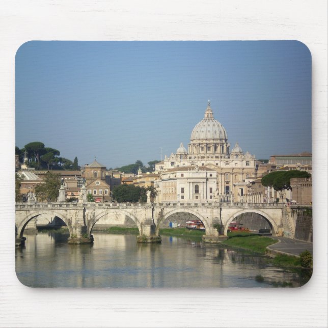 Sunday Morning in Rome Mouse Pad (Front)