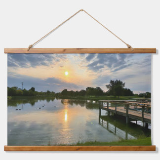 Sunday Morning In The Park Hanging Tapestry