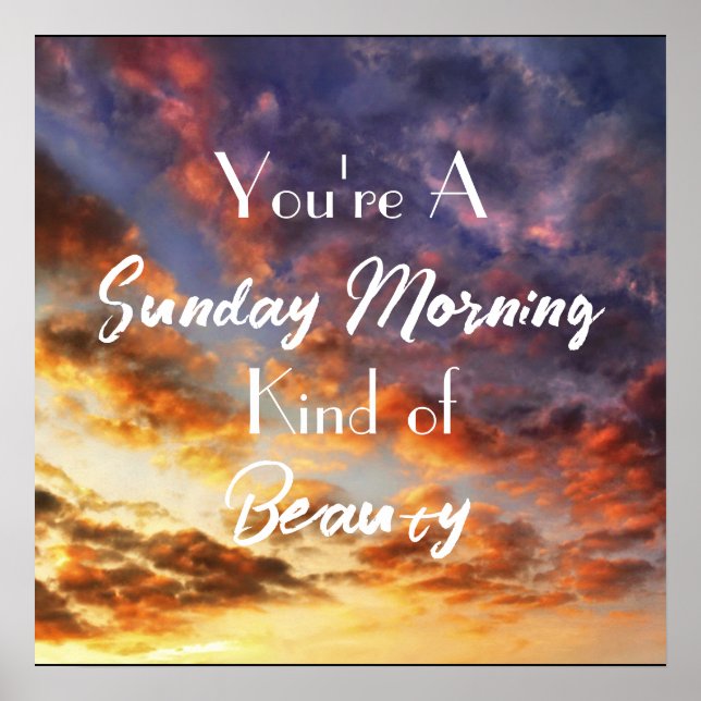 Sunday Morning Poster (Front)